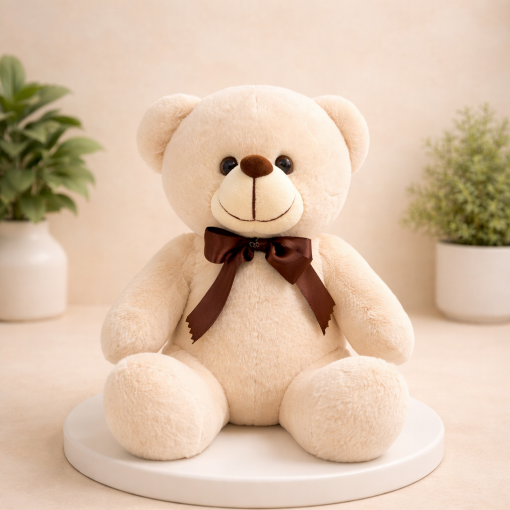 Toffee – The Ribbon Teddy Bear Plush Soft Toy