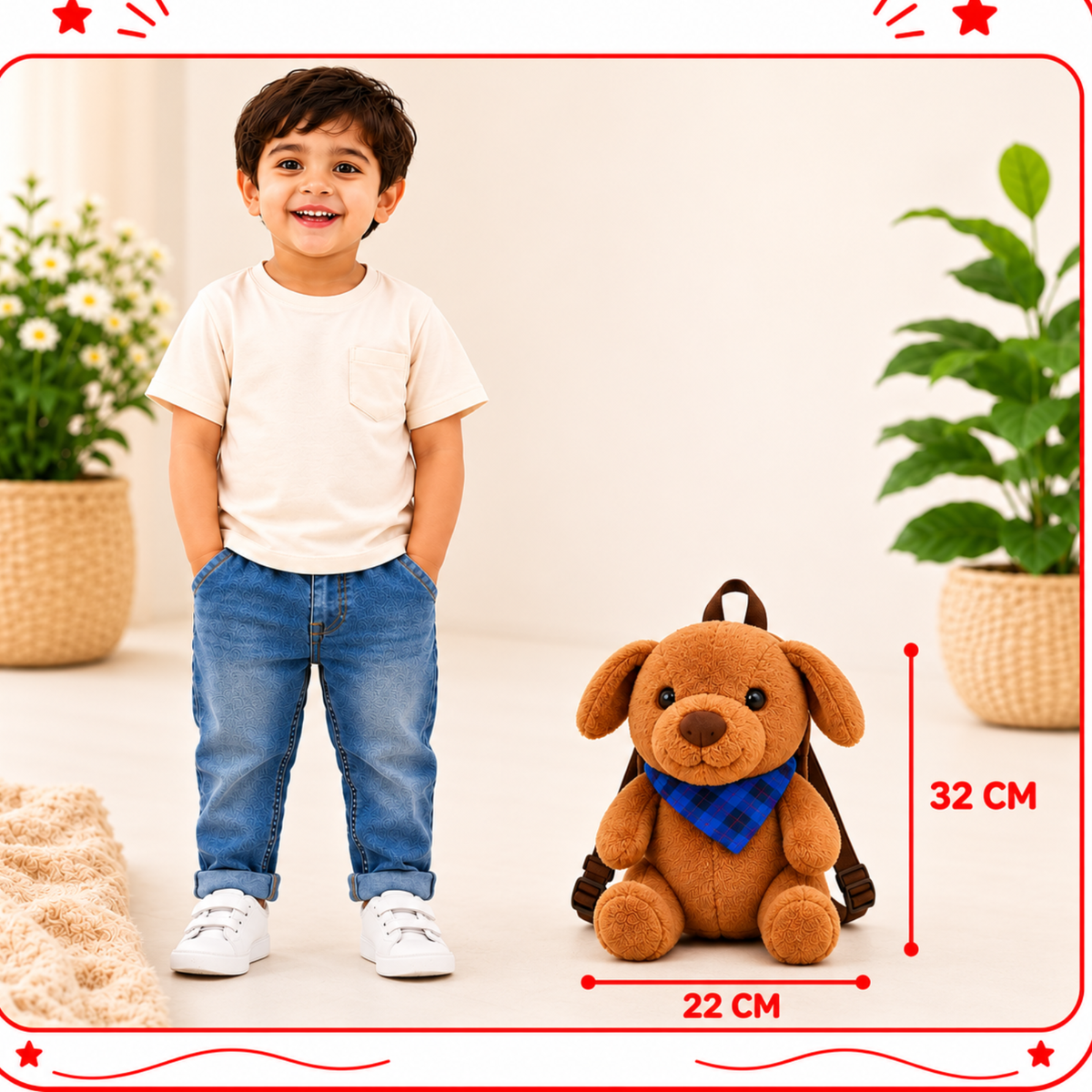 Bruno – The Puppy Bag Plush Soft Toy