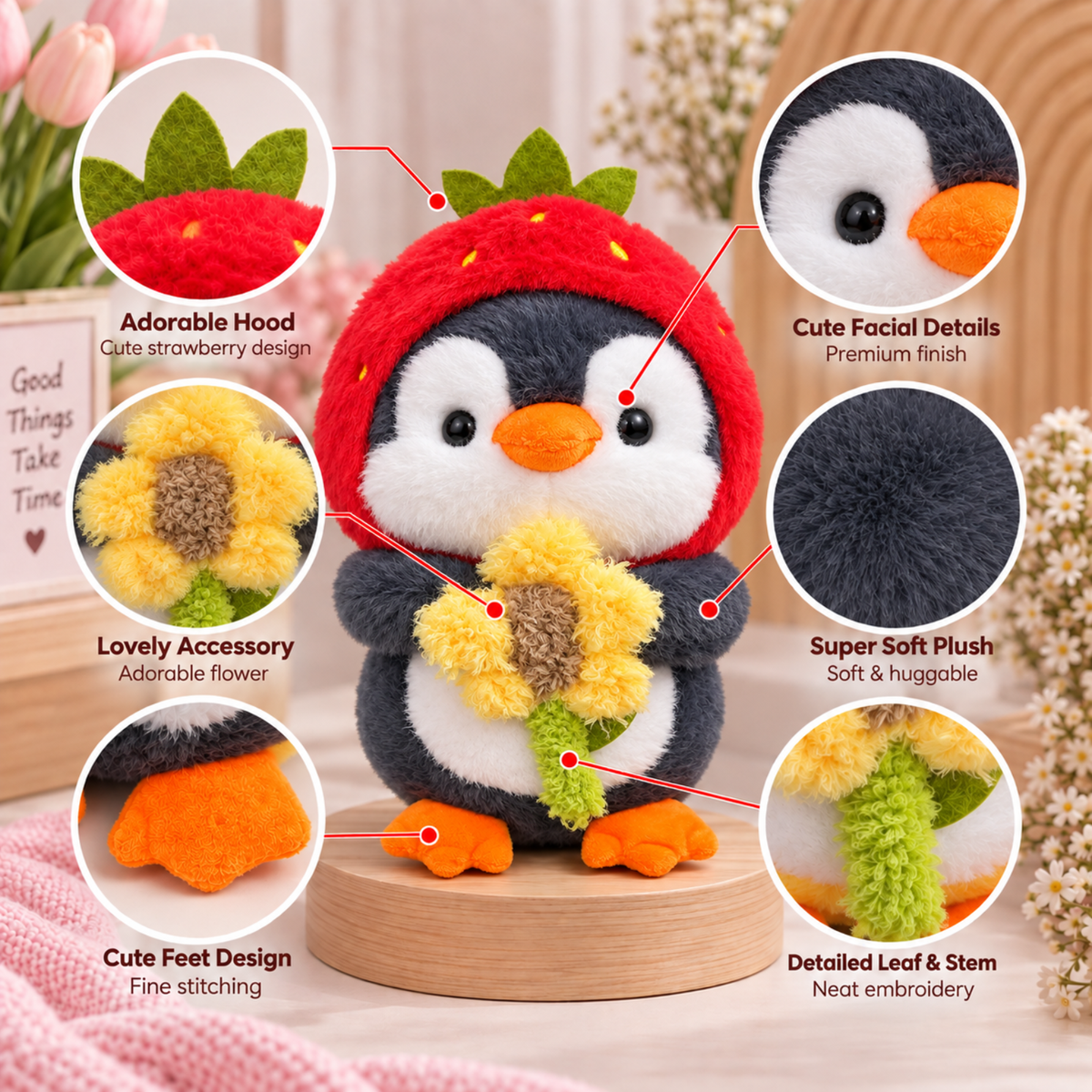 Pingo – The Fruit Penguin Plush Toy