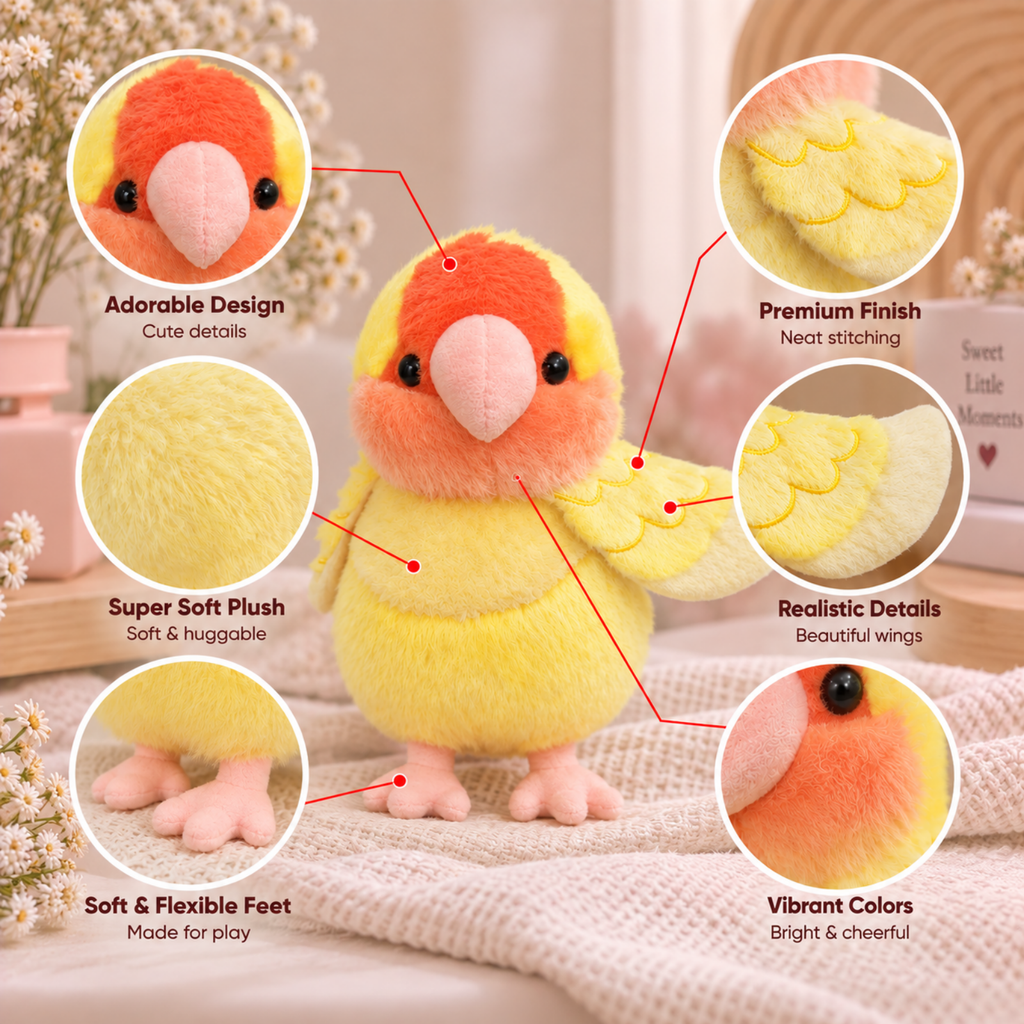 Yuki – The Colorful Bird Plush Toy