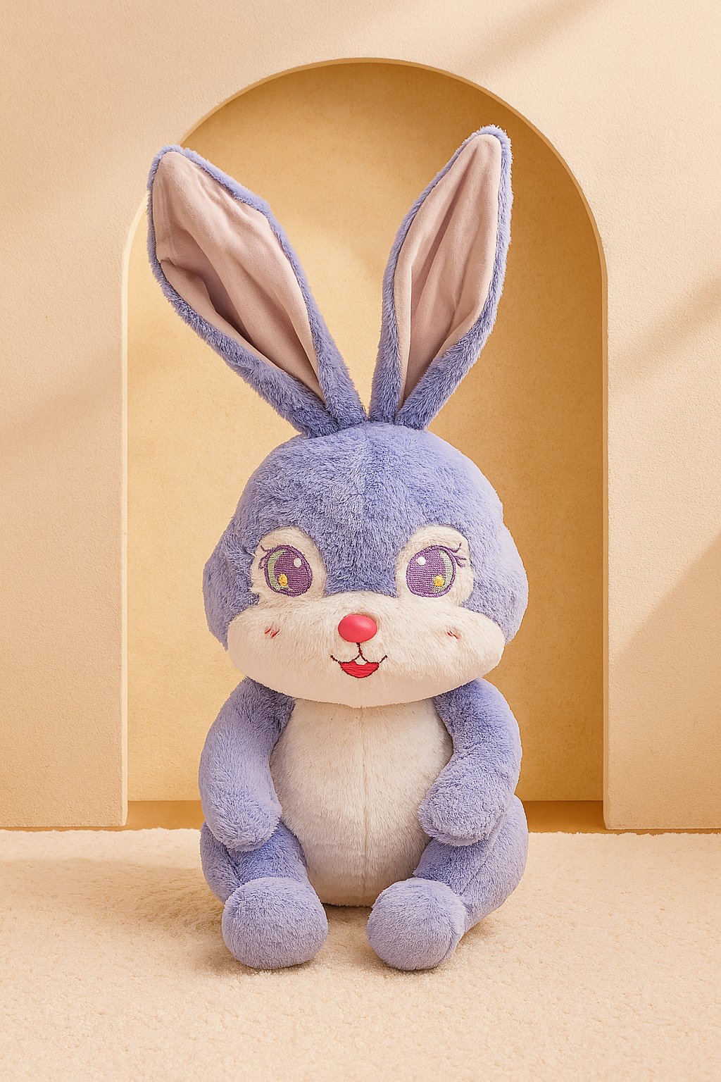 Whumies Cute Bunny Plush Toy | Soft Stuffed Animal Rabbit with Big Eyes