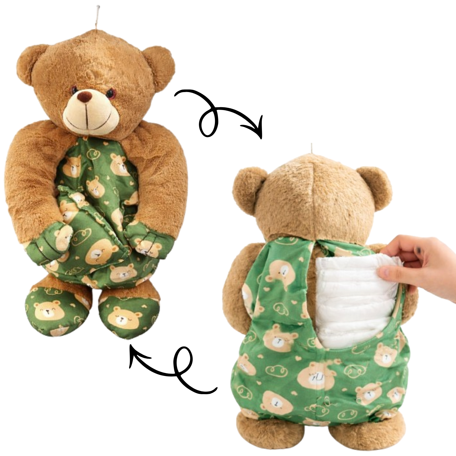 Cubby – The Teddy Bear Diaper Storage Plush