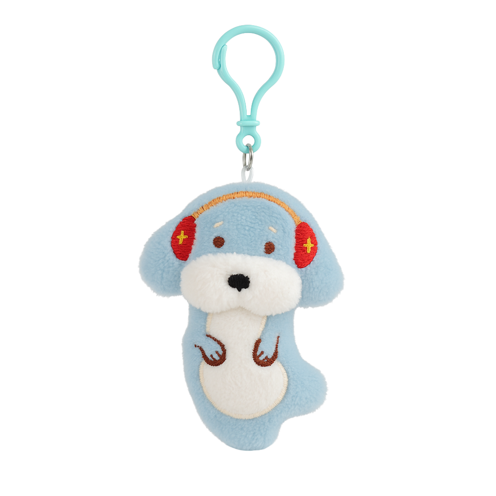 Rocky Bunny Plush Keychain