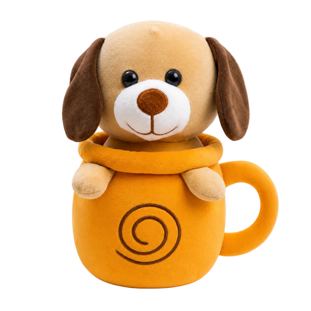 Brew – The Puppy in Teapot Plush Soft Toy