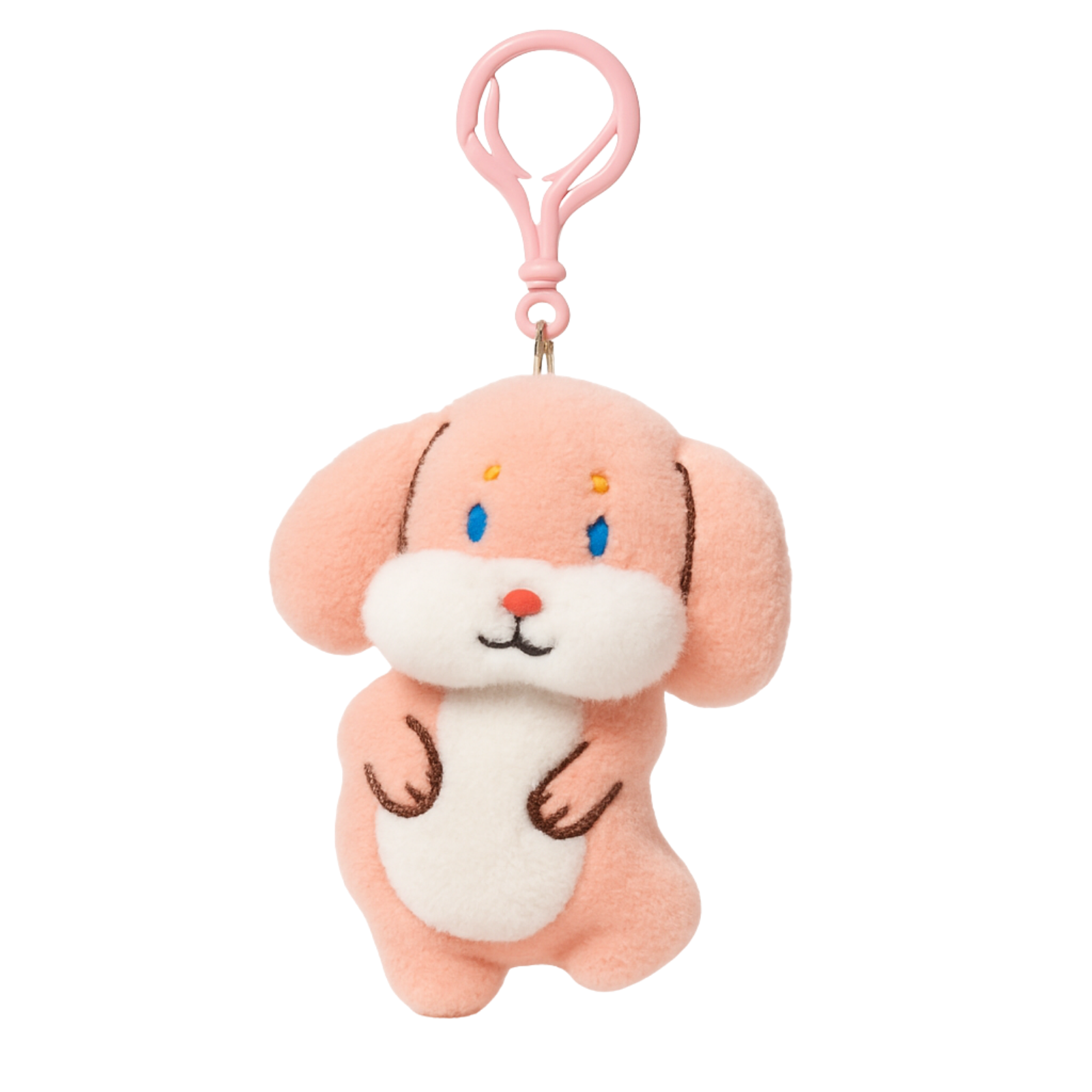 Rocky Bunny Plush Keychain