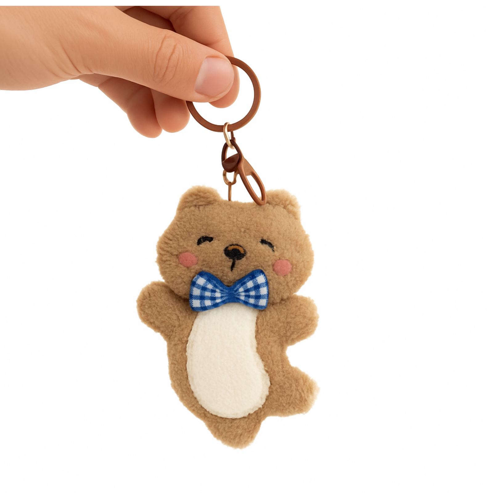 Rocky Bunny Plush Keychain
