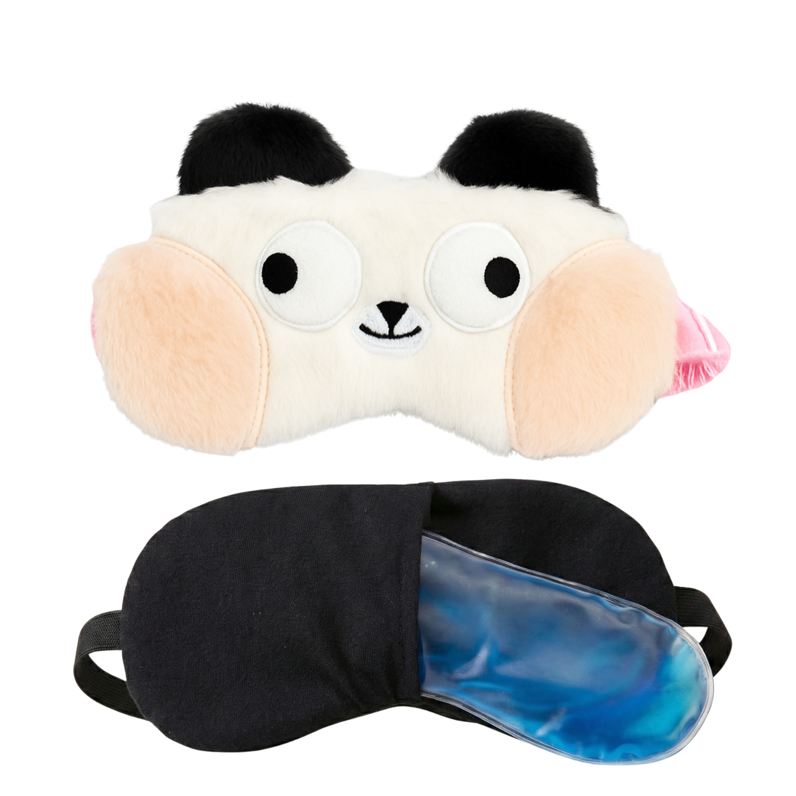 Plush Sleep Eye Mask with Hot & Cold Gel Pad