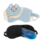 Plush Cat Eye Mask with Hot & Cold Gel Pad