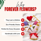 Handmade Crochet Flower Bouquet with Lily, Tulips and "I Love You"