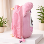 Pink Cartoon Cat Kids Backpack with 3D Hard Shell