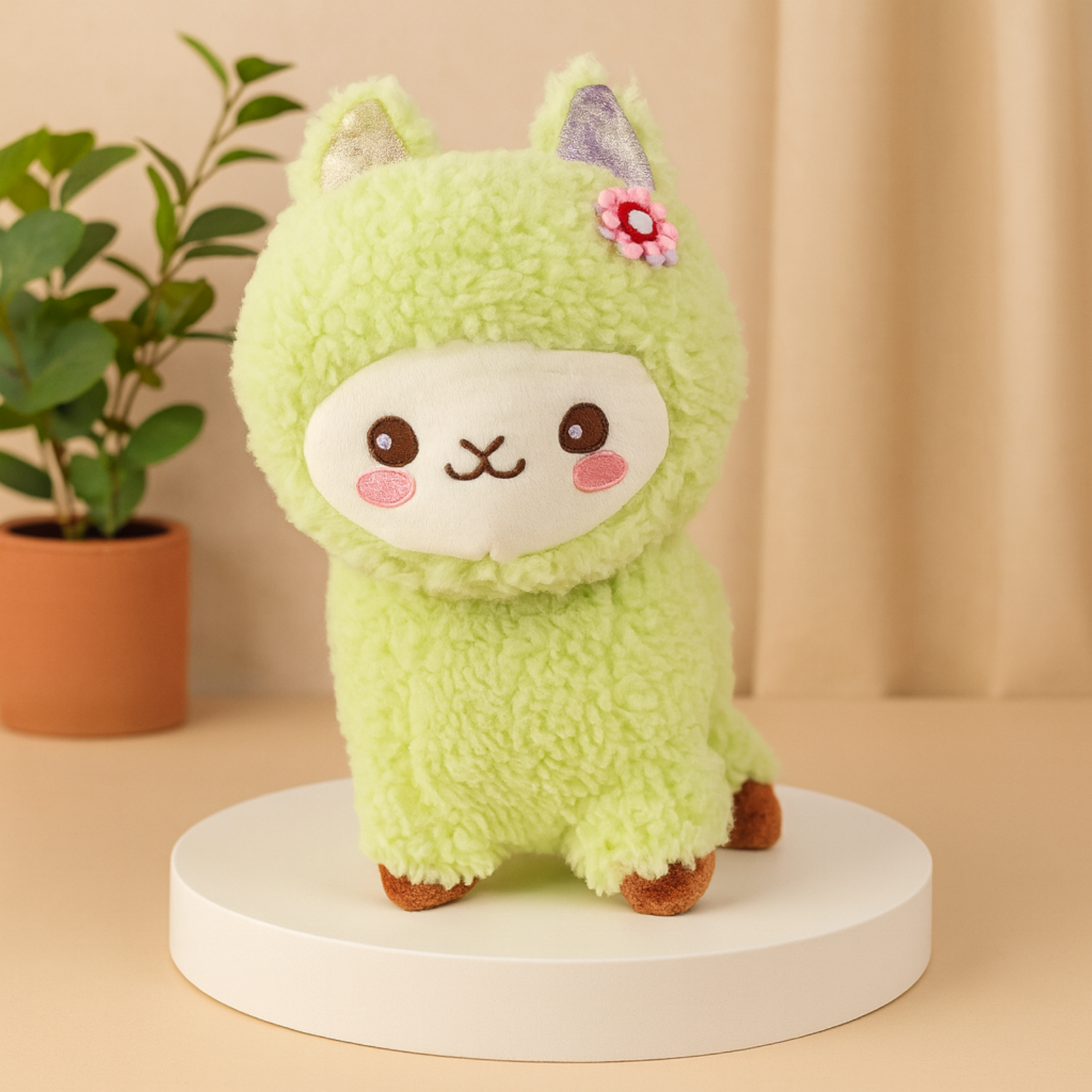 Alba – The Flower Alpaca Plush Soft Toy