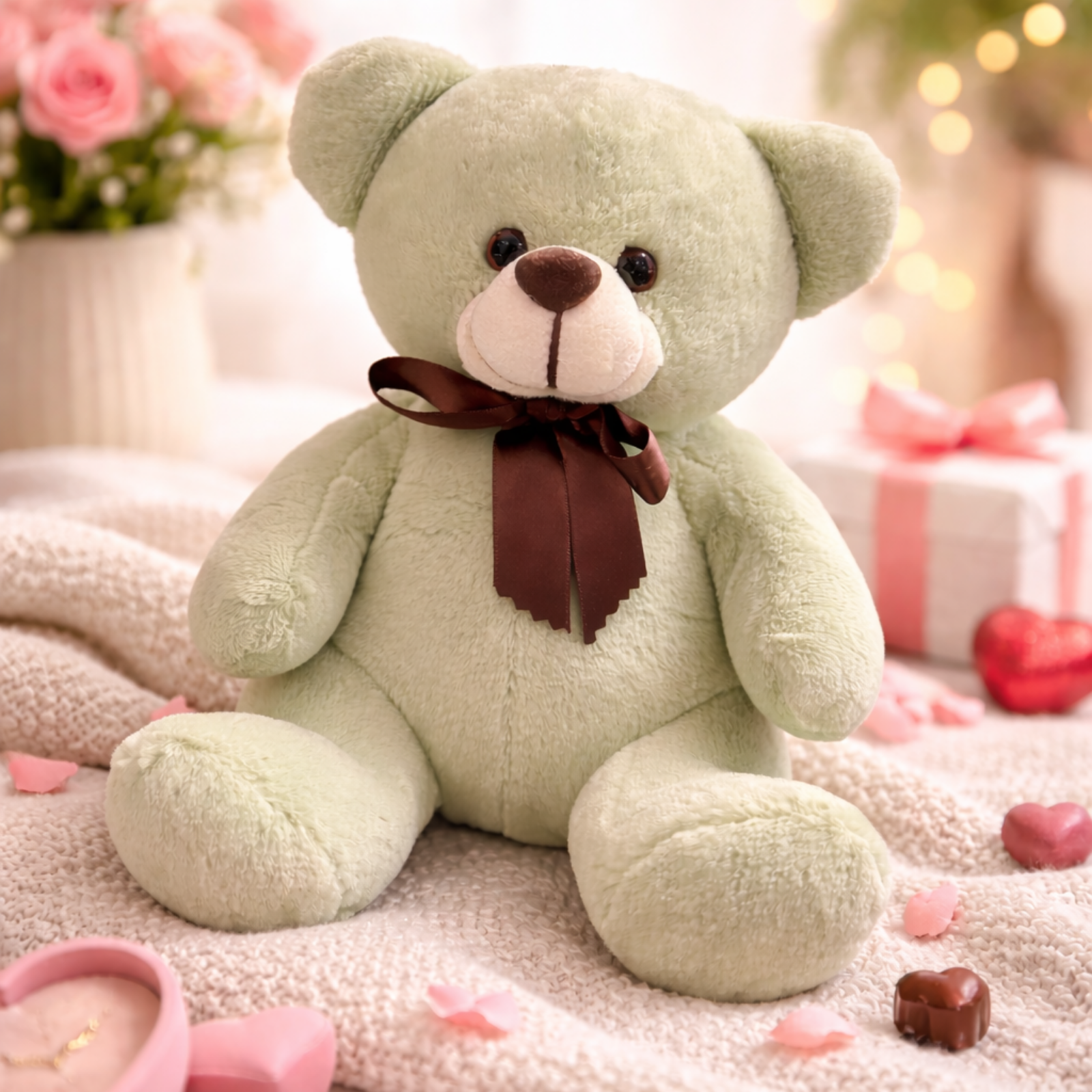 Toffee – The Ribbon Teddy Bear Plush Soft Toy