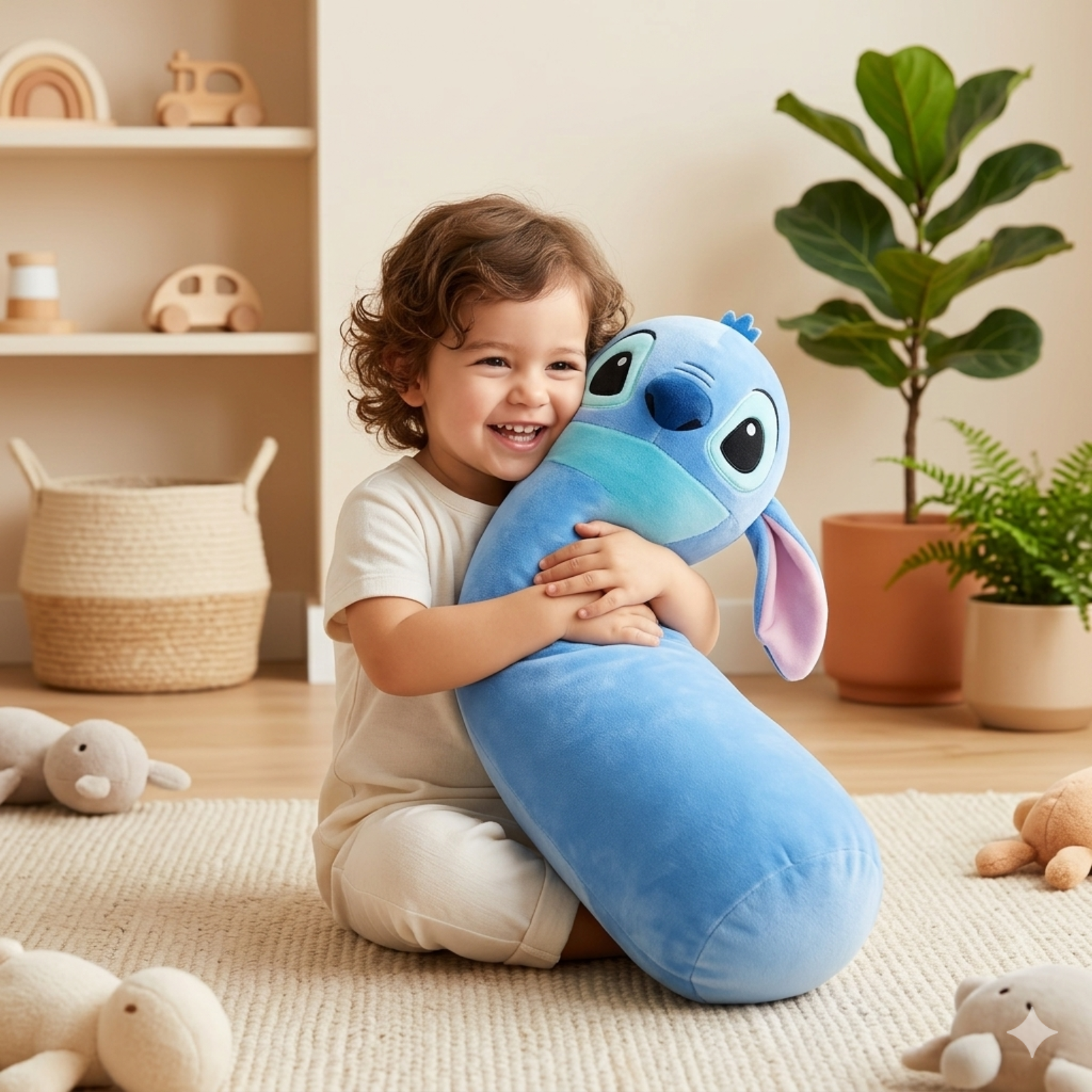 Bludo - The Blue Big Ears Hug Pillow