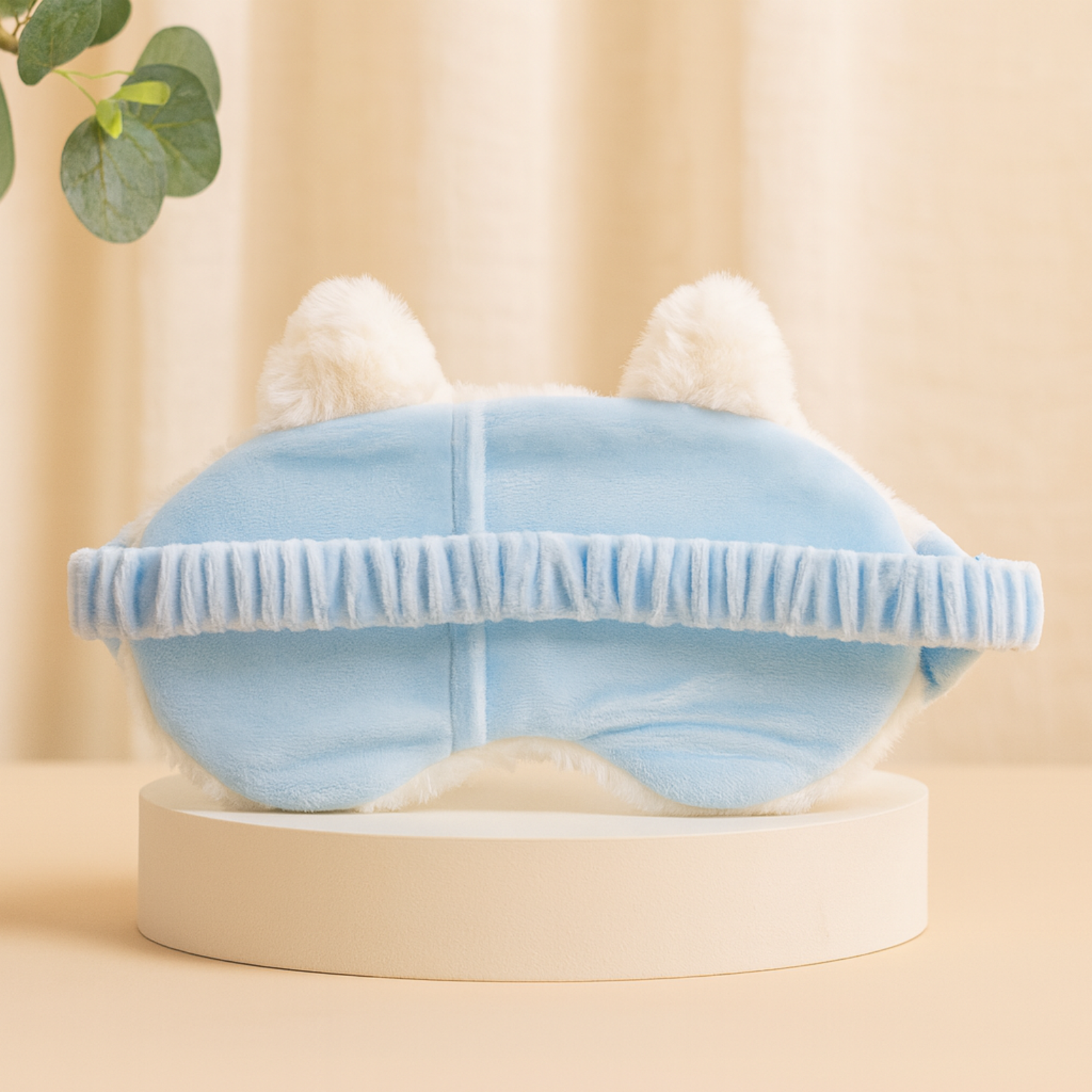 Plush Sleep Eye Mask with Hot & Cold Gel Pad for Men, Women & Kids