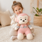 Miss Martha – The Gentle Monkey Plush Soft Toy 🐵🎀