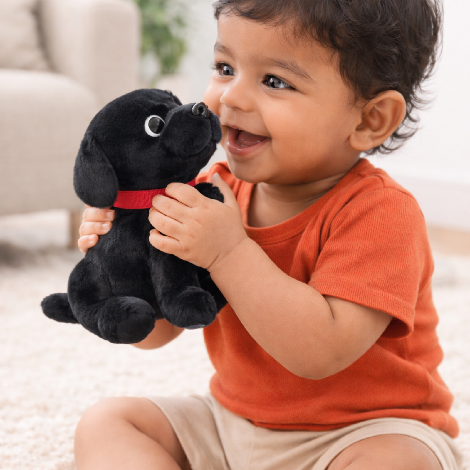 Luffy – The Sitting Puppy Plush Soft Toy