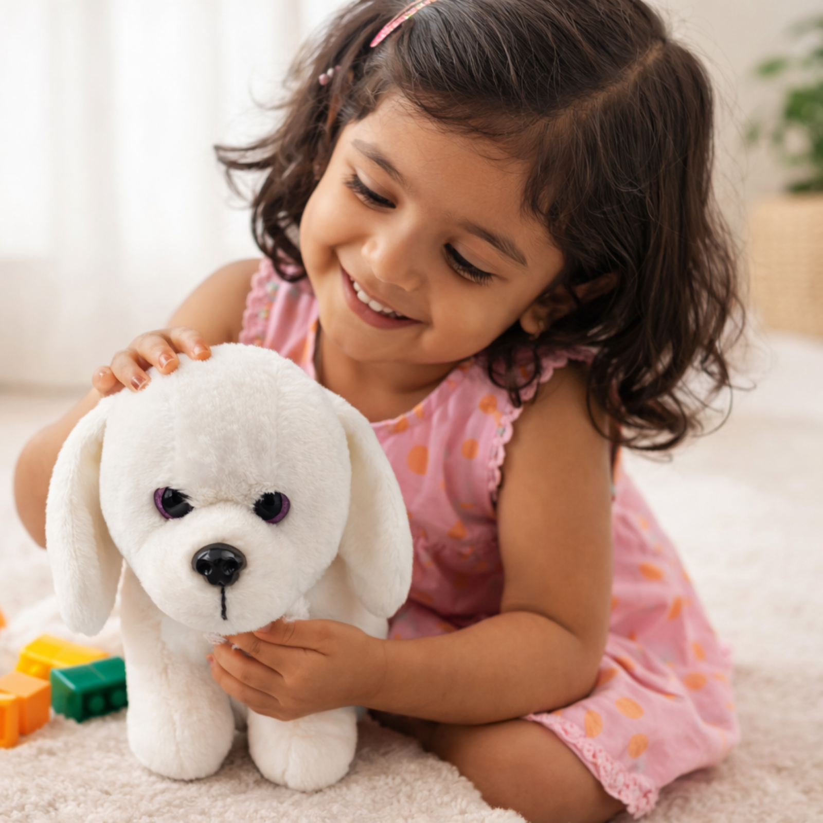 Luffy – The Sitting Puppy Plush Soft Toy