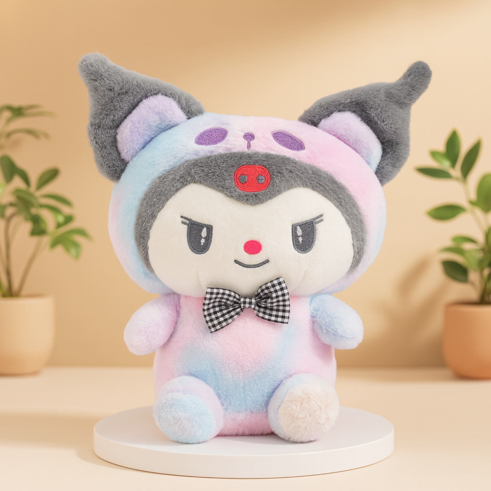 Pastel Kuromi-Inspired Plush Soft Toy for Girls & Kids