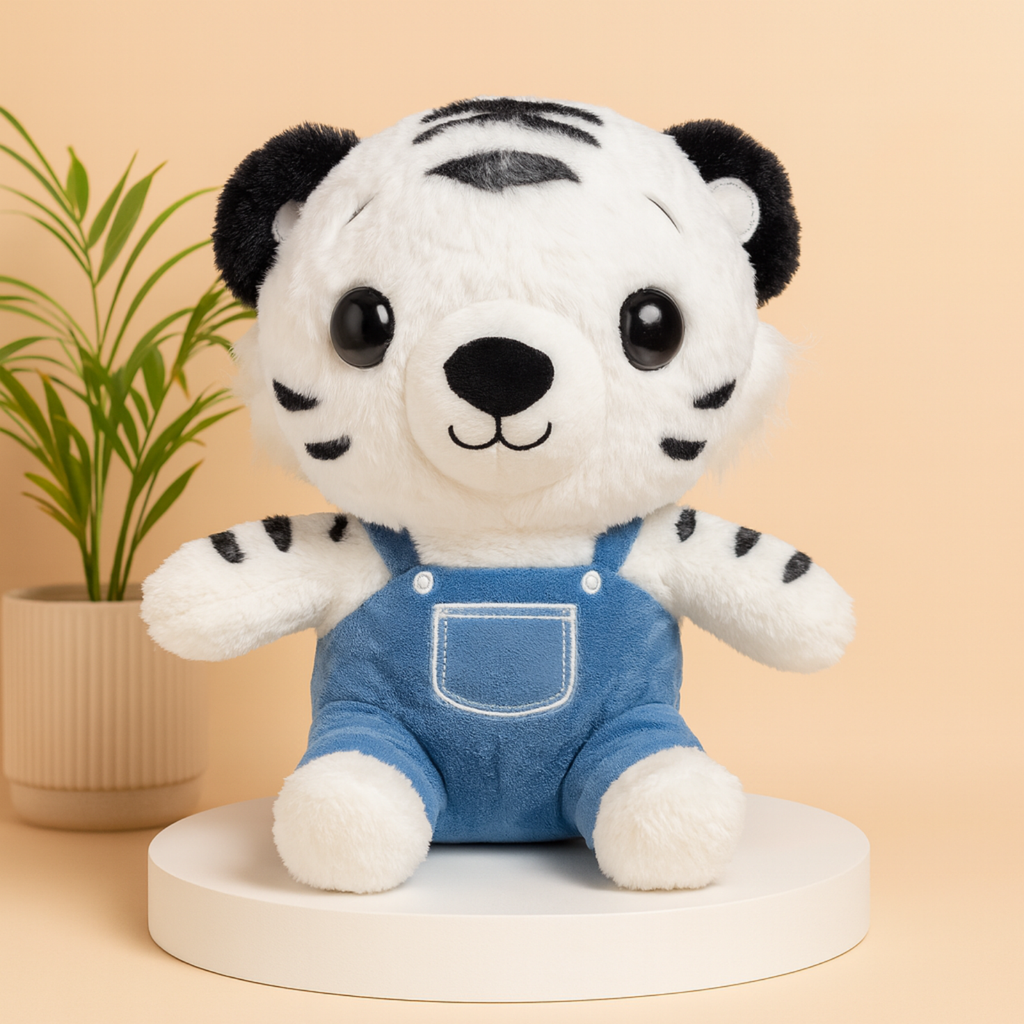 Tara – The Overall Tiger Plush Soft Toy