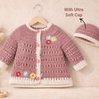 Winter Special Handmade Crochet Sweater & Cap Set for Kids (2–4 Years)