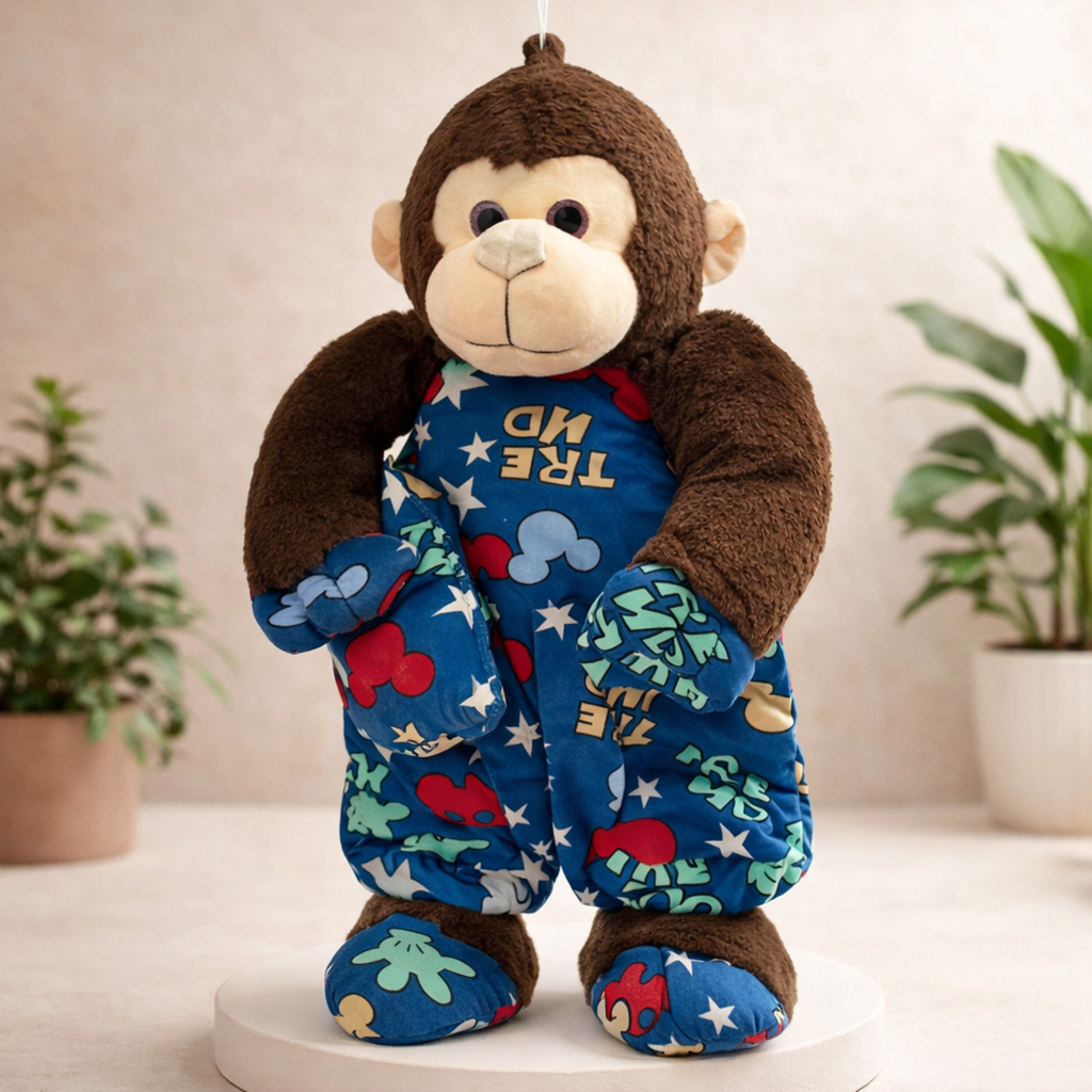 Apey – The Monkey Diaper Storage Plush