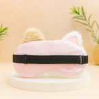 Plush Cat Sleep Eye Mask with Hot & Cold Gel Pad