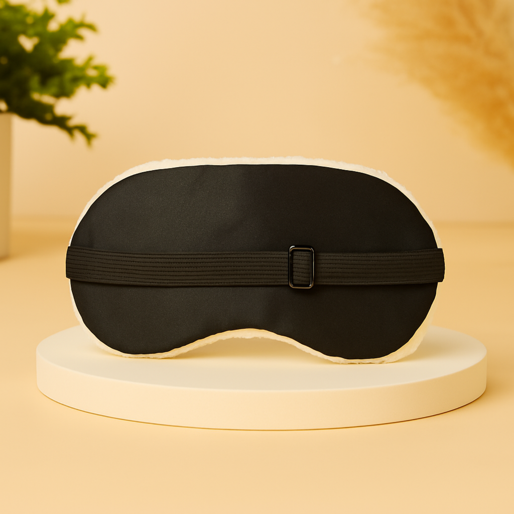 Kawaii Dog Sleep Eye Mask with Hot & Cold Gel Pad for Men, Women & Kids