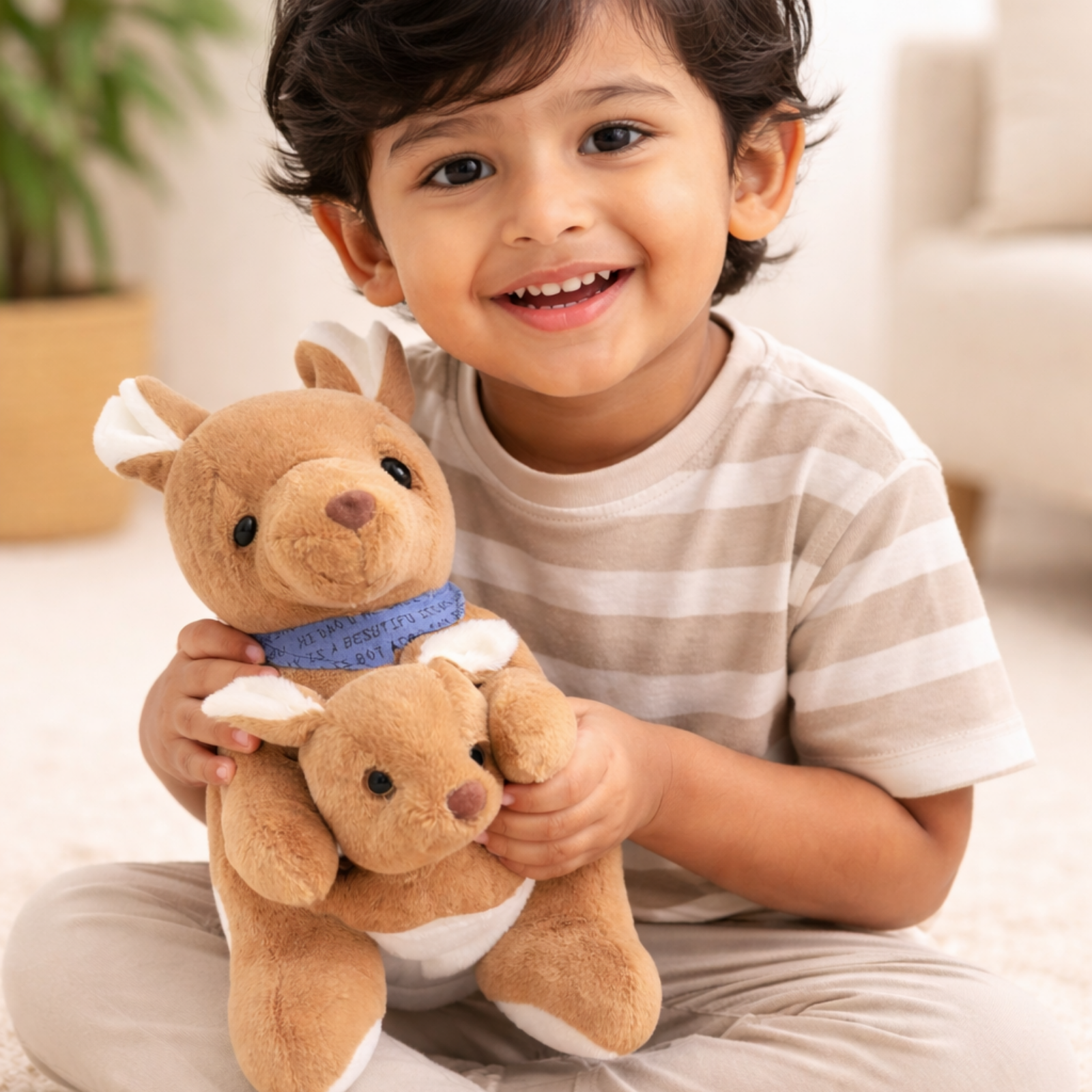 Kongo – The Mother & Baby Kangaroo Plush Soft Toy