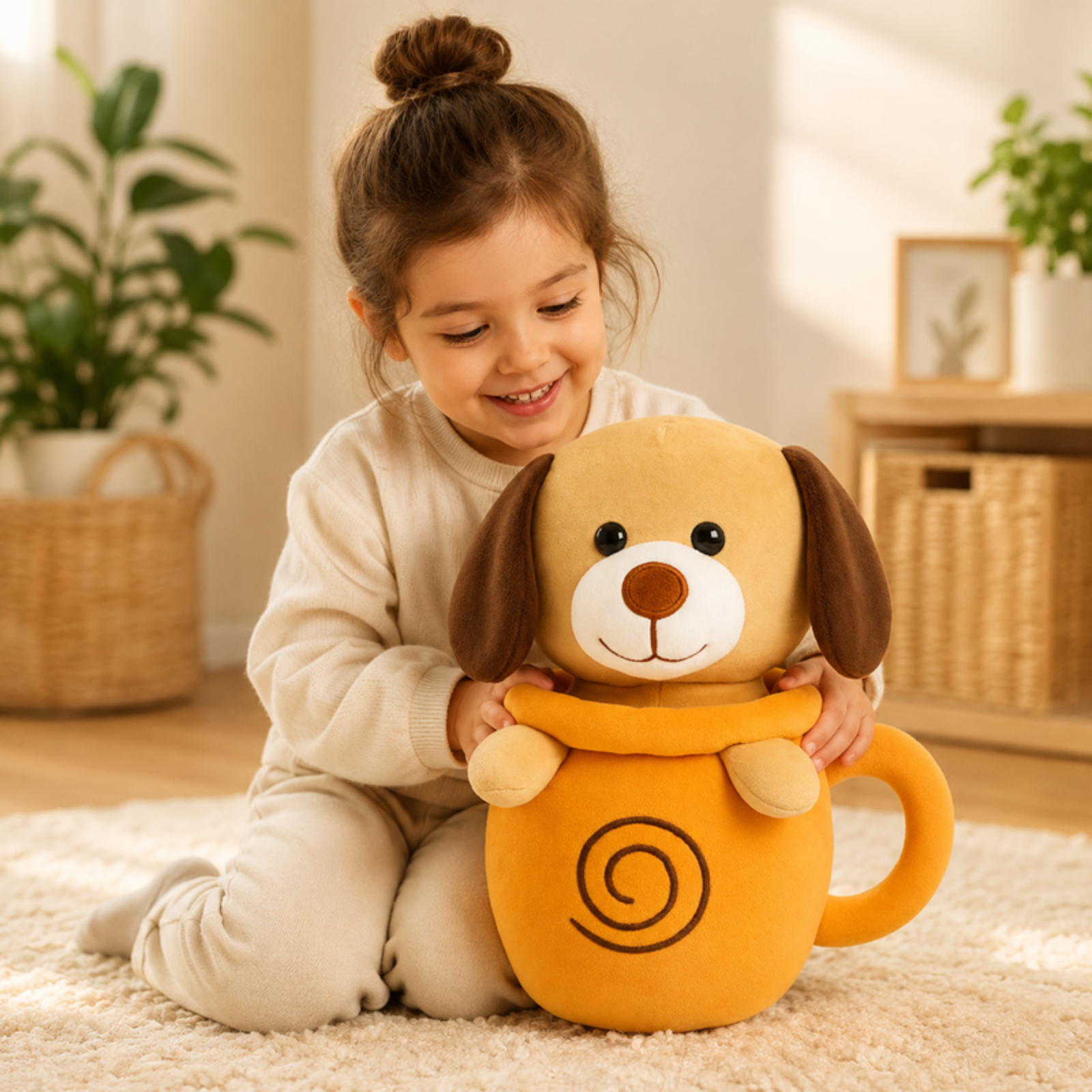 Brew – The Puppy in Teapot Plush Soft Toy