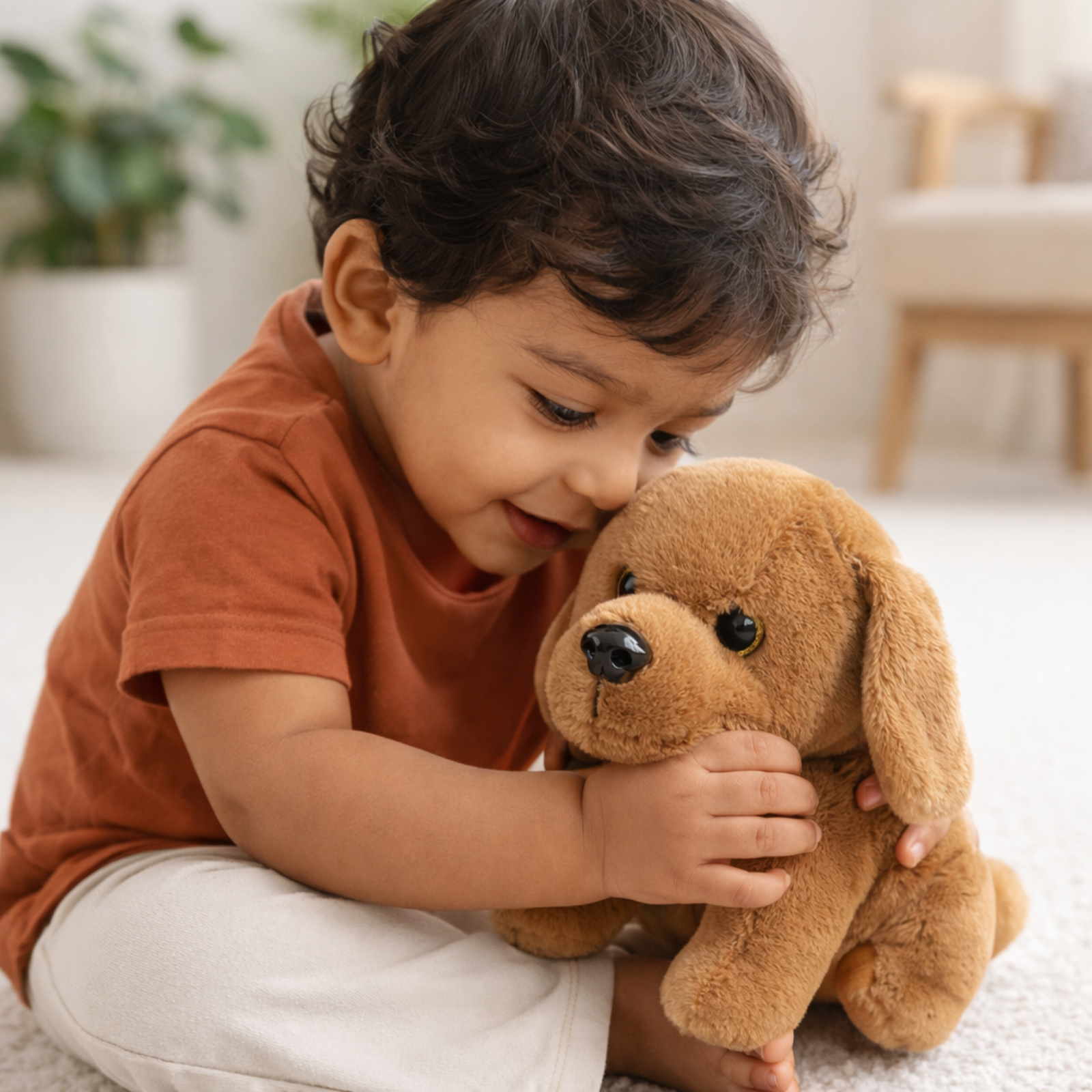 Luffy – The Sitting Puppy Plush Soft Toy