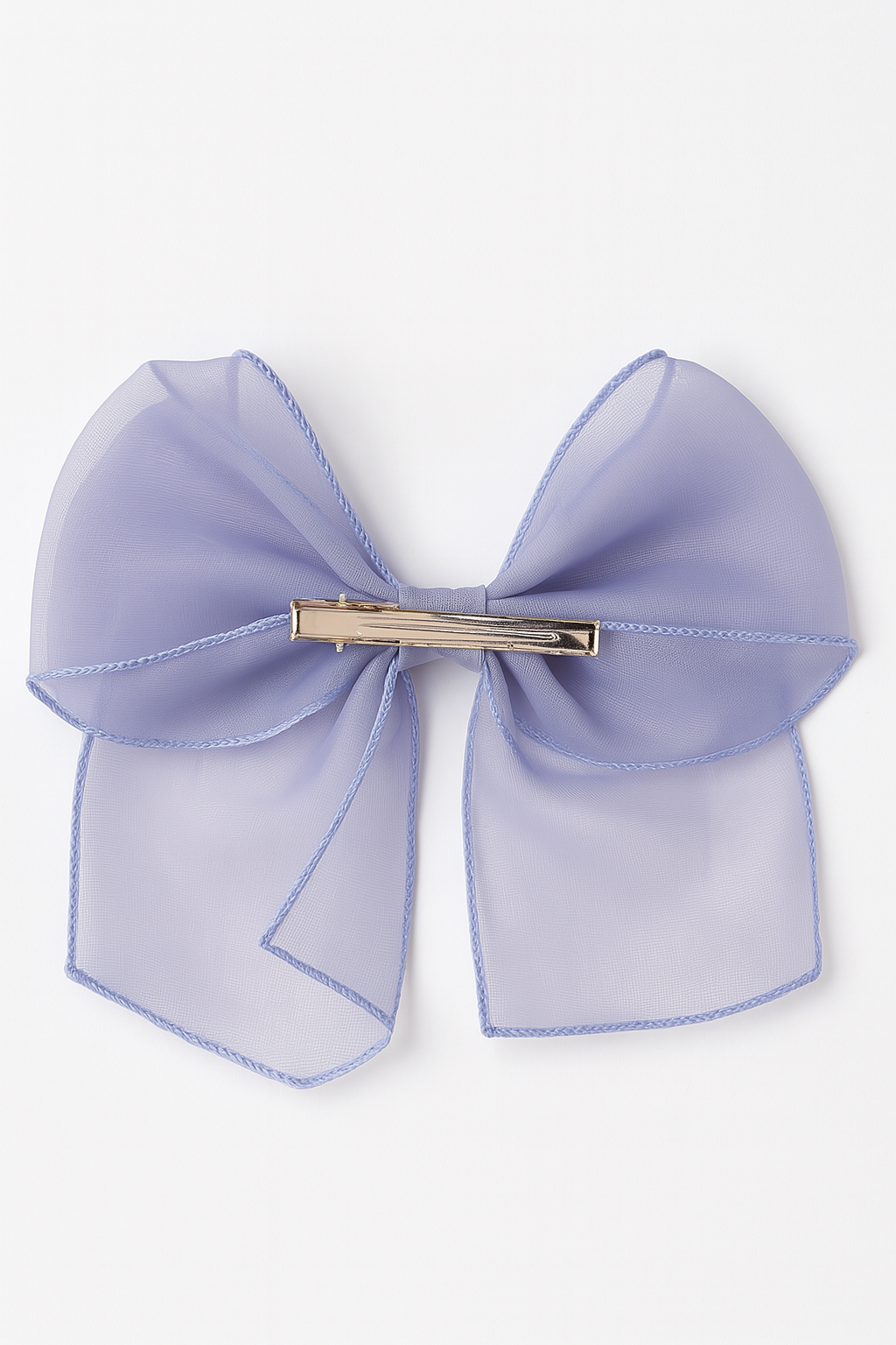 Whumies Large Organza Clip Bow – Big Sheer Hair Bow for Girls, Teens & Women