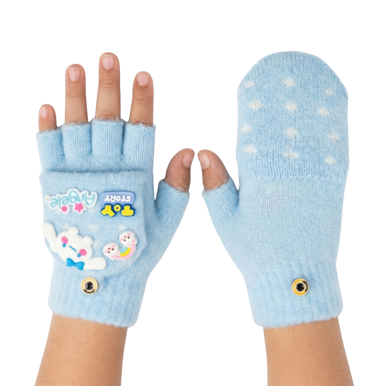 Winter Special Kids Convertible Gloves with Detachable Top