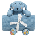 Blue Bunny Blanket Gift Set | Premium Gift Set