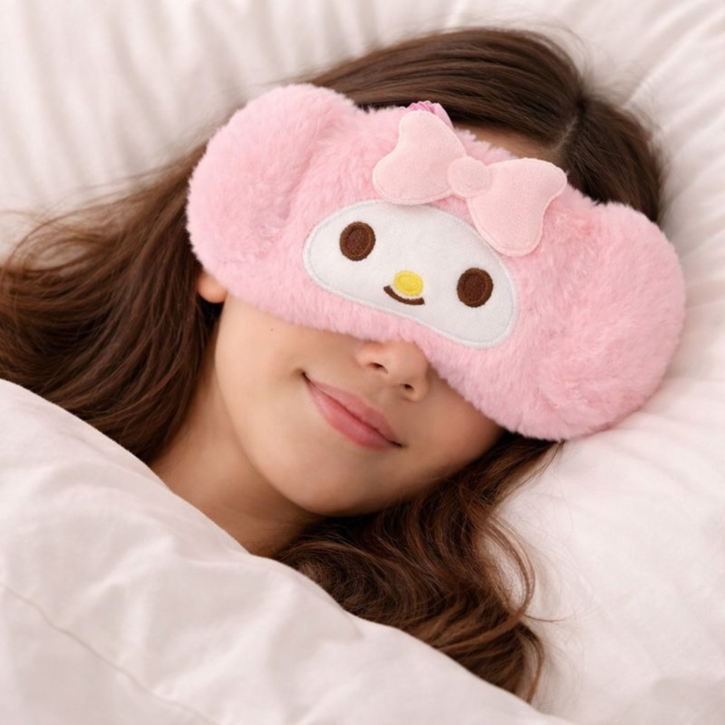 Pink Kitty Eye Mask with Hot & Cold Gel Pad