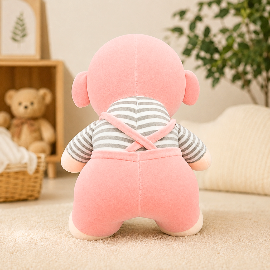 Miss Martha – The Gentle Monkey Plush Soft Toy 🐵🎀