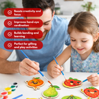 DIY Fruit Painting Magnet Kit (Cherry & Friends)