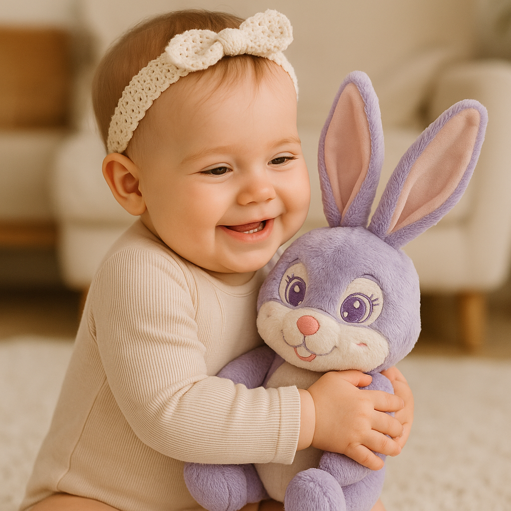 Whumies Cute Bunny Plush Toy | Soft Stuffed Animal Rabbit with Big Eyes