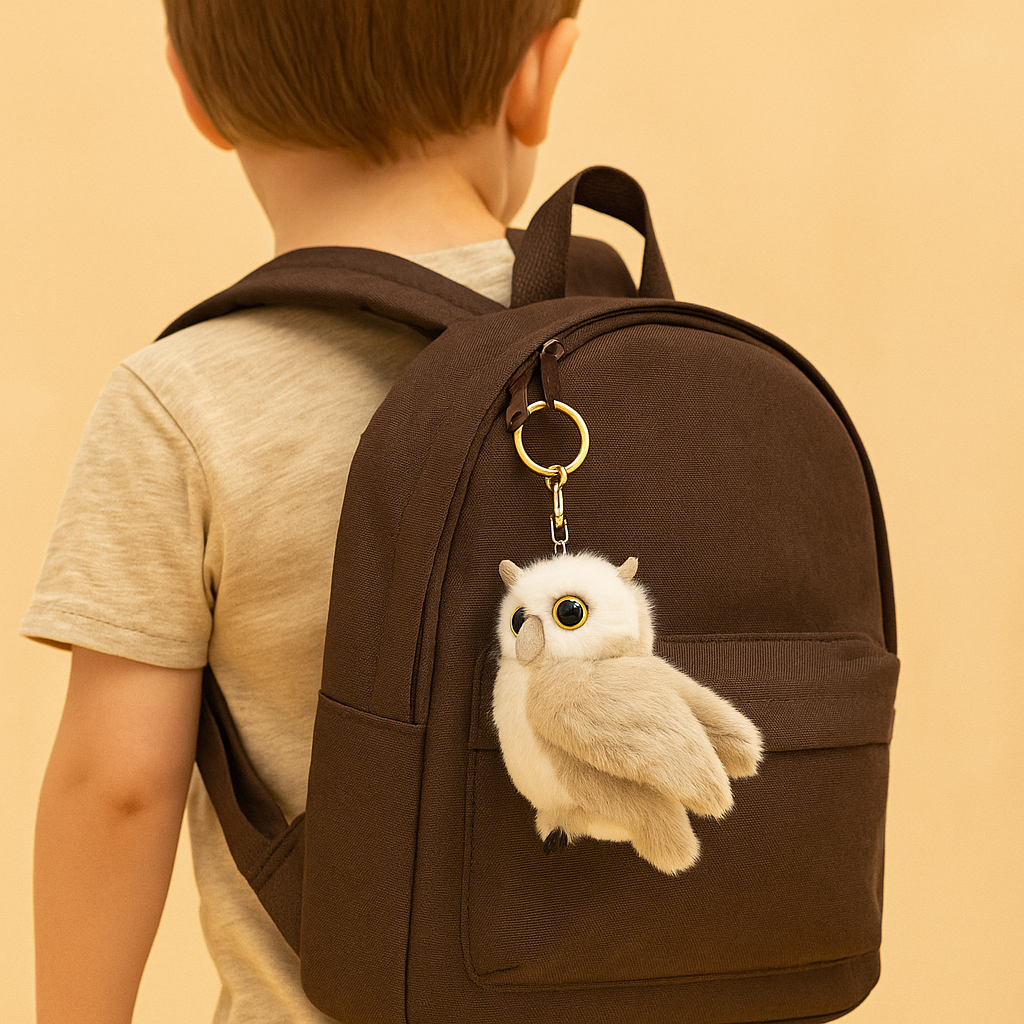 Owl Plush Keychain