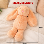 Snuggles – The Peach Bunny Plush Toy