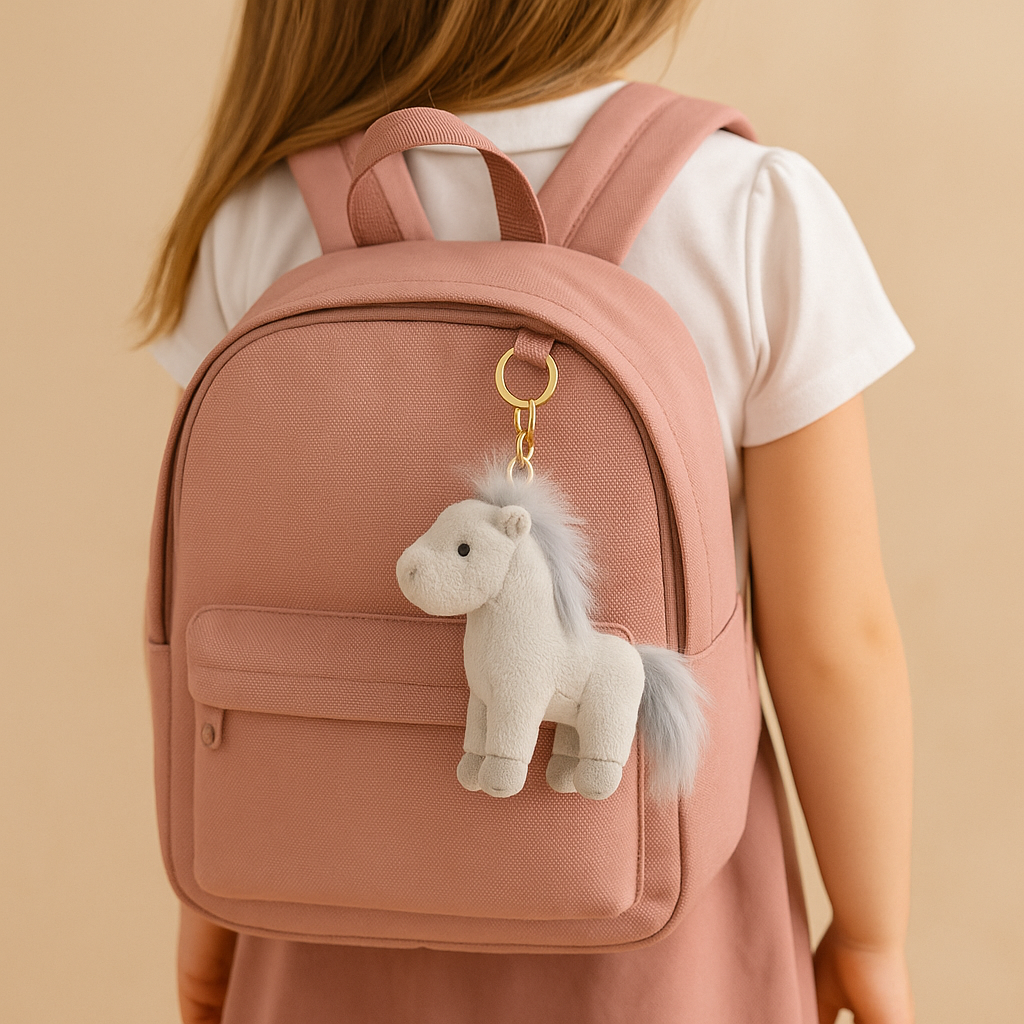 Horse Plush Keychain