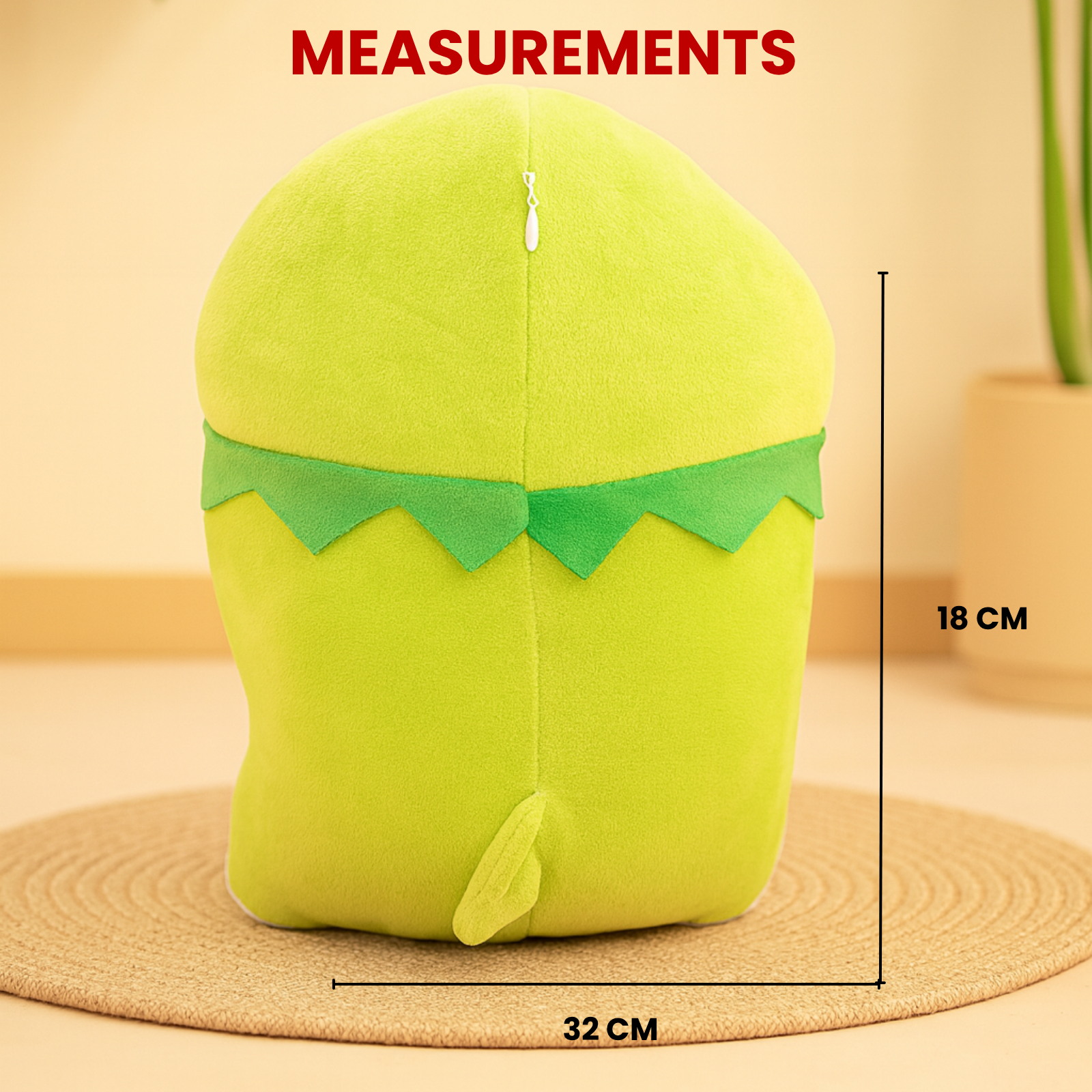 Leafy – The Green Sprout Plush Soft Toy