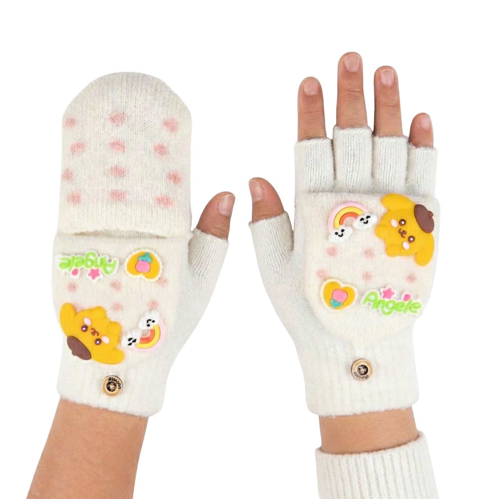 Winter Special Kids Convertible Gloves with Detachable Top