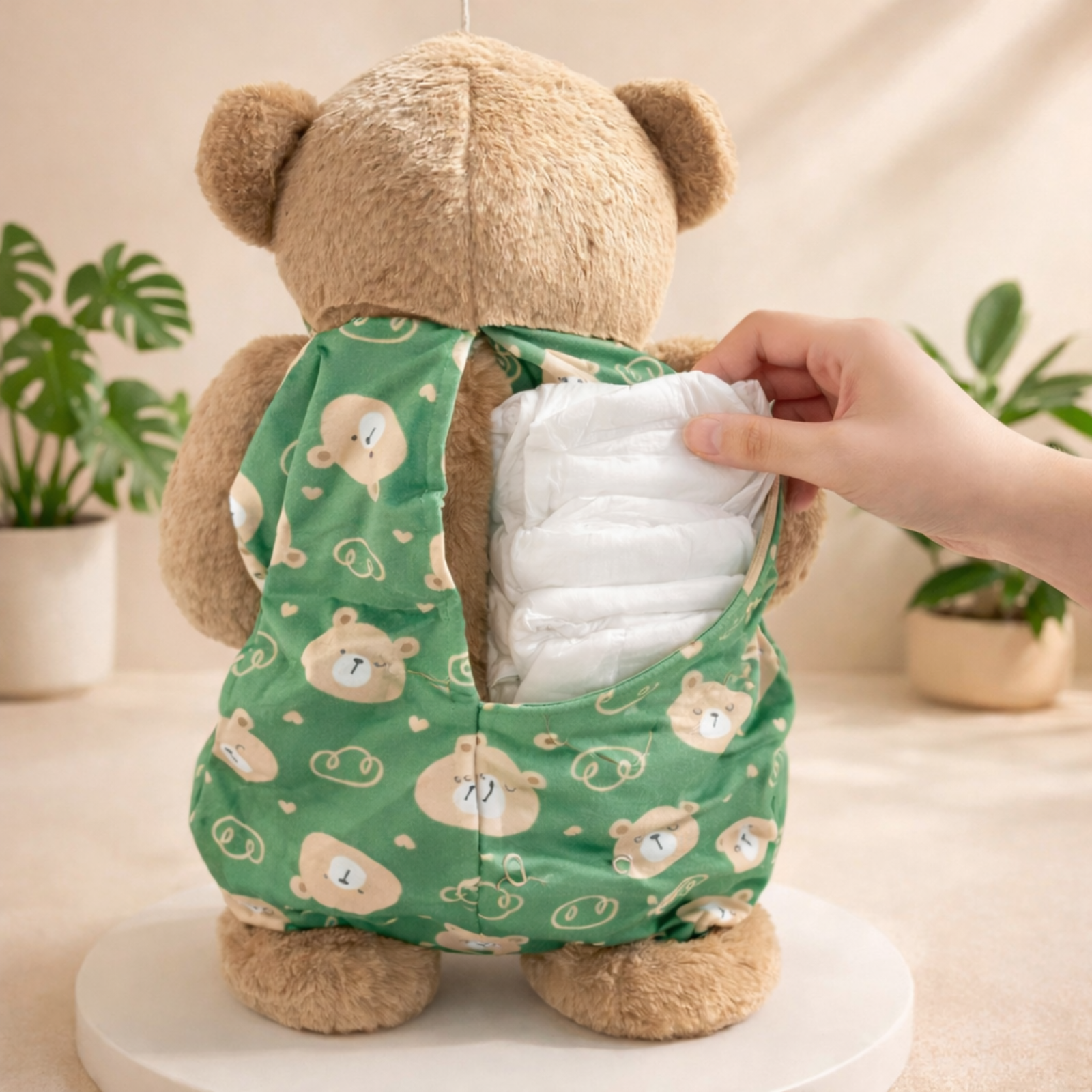 Cubby – The Teddy Bear Diaper Storage Plush