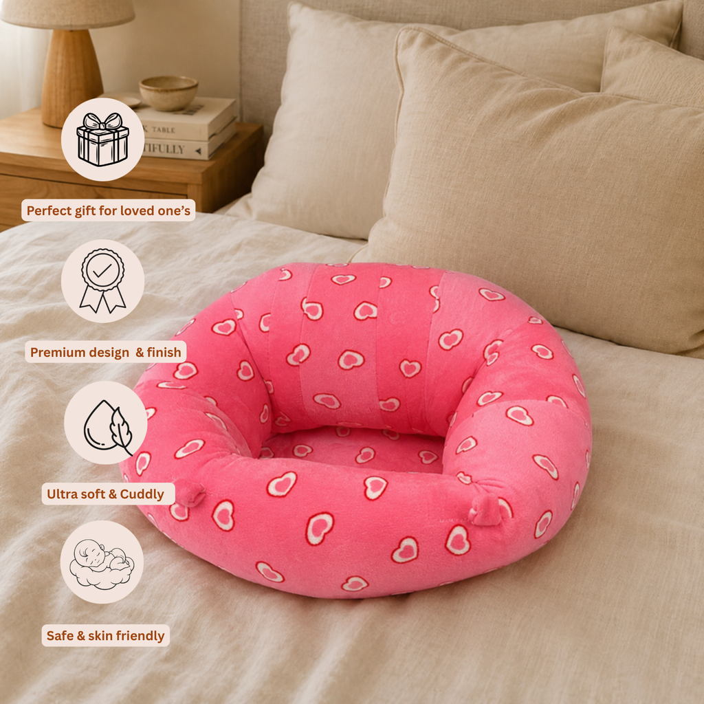 Heart Print Baby Support Sofa & Seat