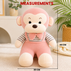 Miss Martha – The Gentle Monkey Plush Soft Toy 🐵🎀