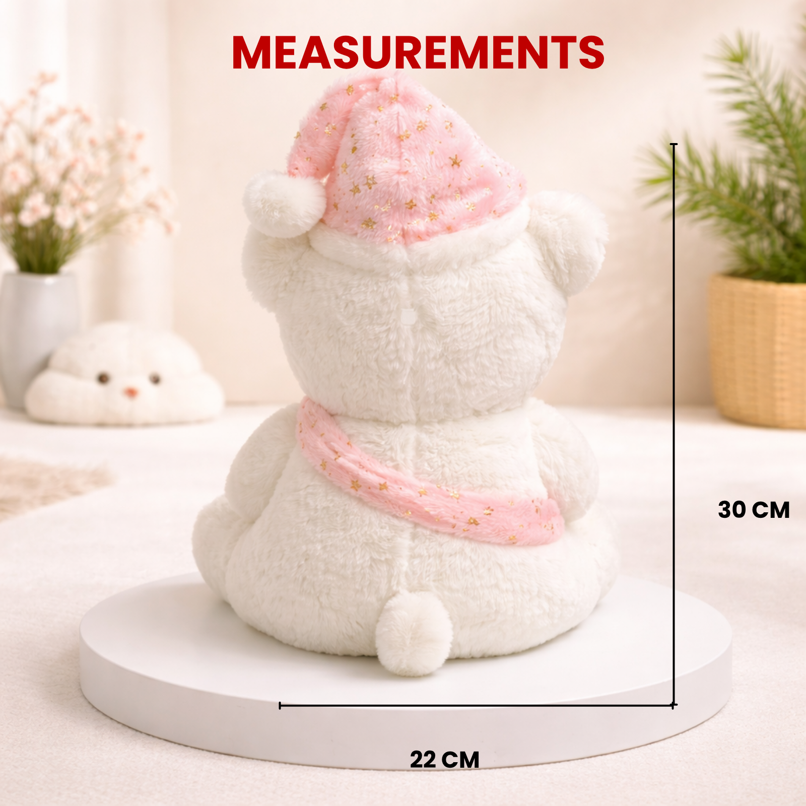 Snowy – The Sash Teddy Bear Plush Toy