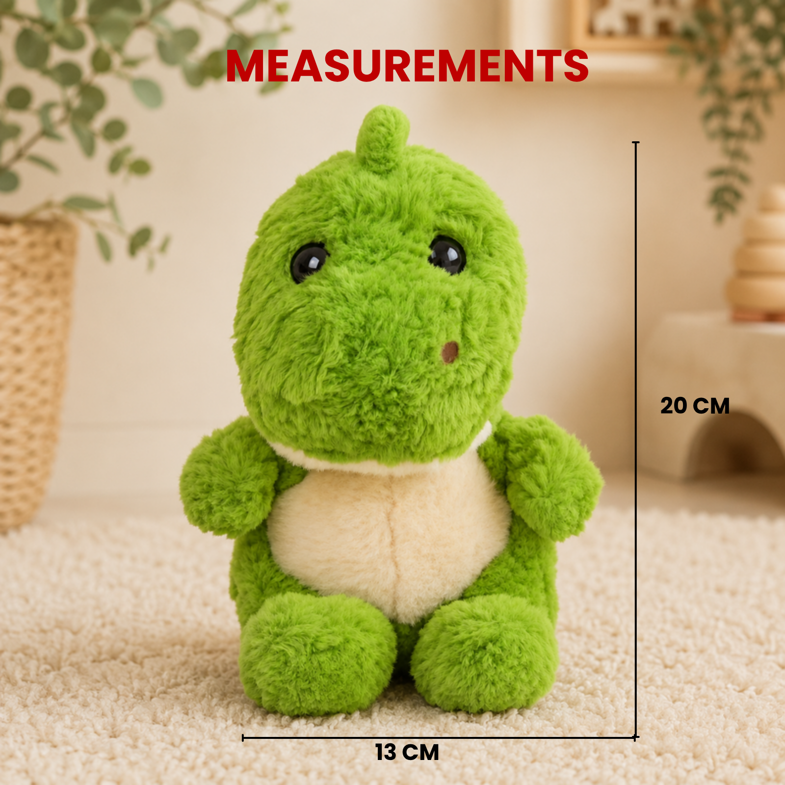 Sprout – The Green Dinosaur Plush Soft Toy