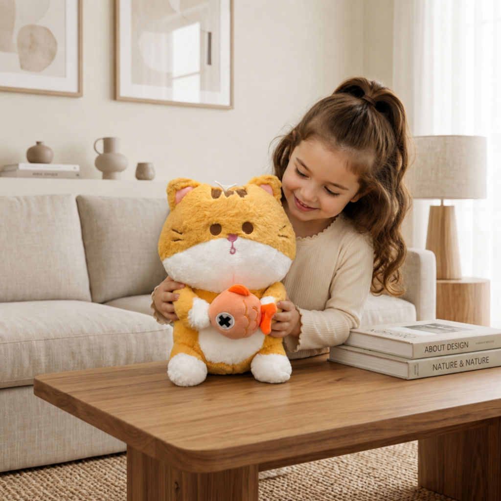 Saffy – The Striped Cat Plush Toy