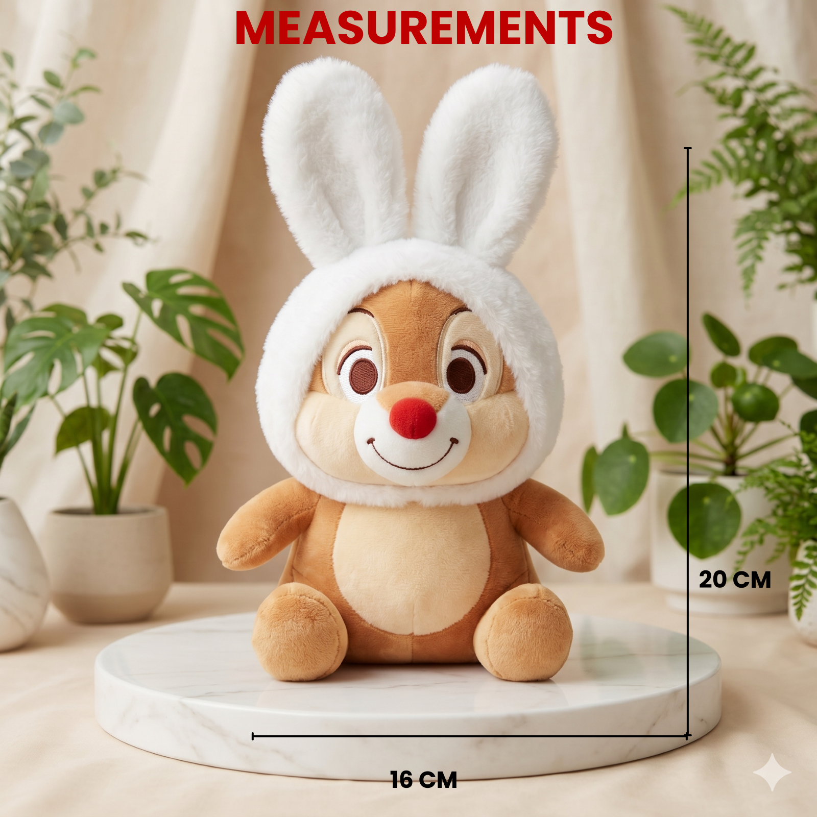 Ruby – The Red Nose Bunny Plush Soft Toy