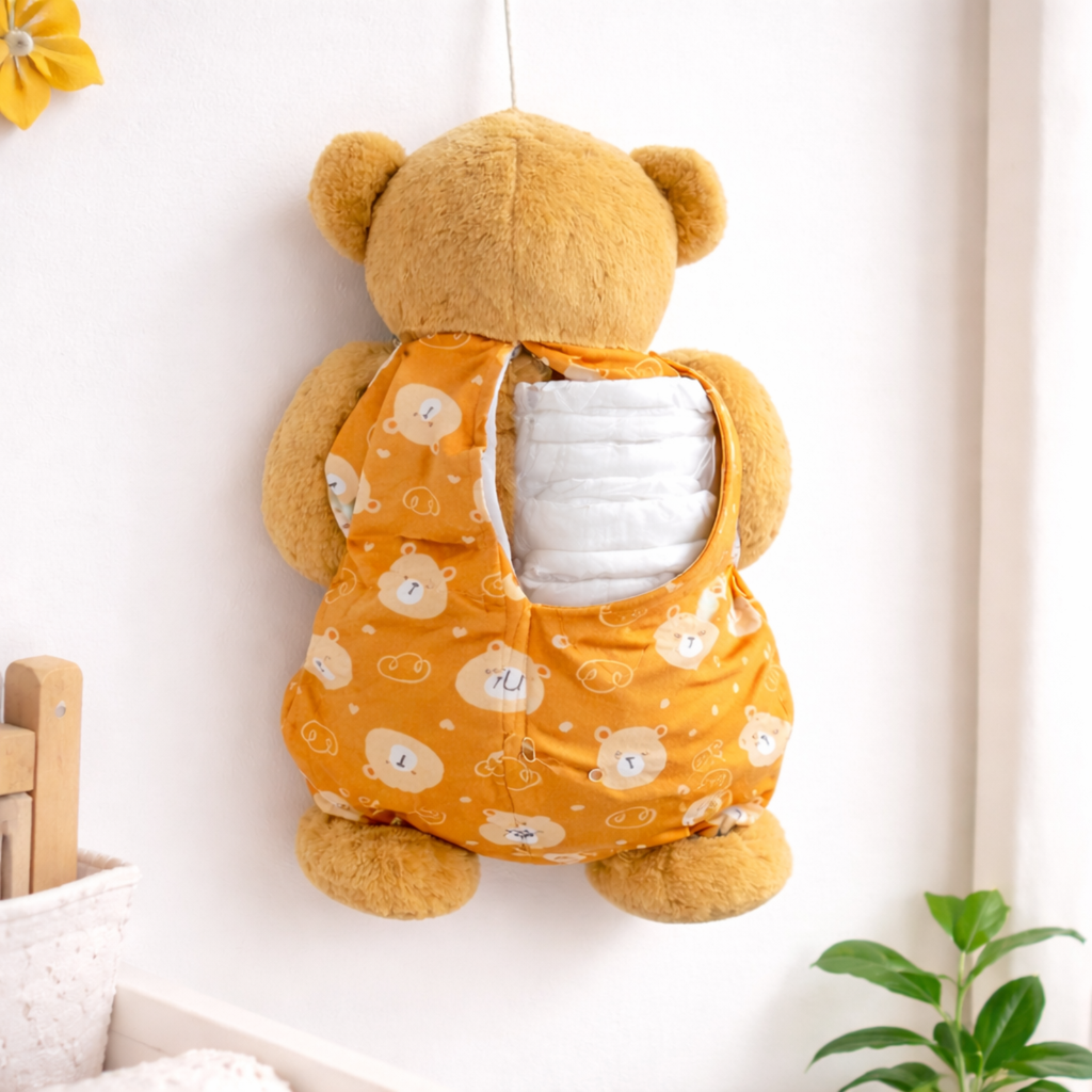 Cubby – The Teddy Bear Diaper Storage Plush